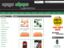 Tablet Screenshot of megashape.com.br